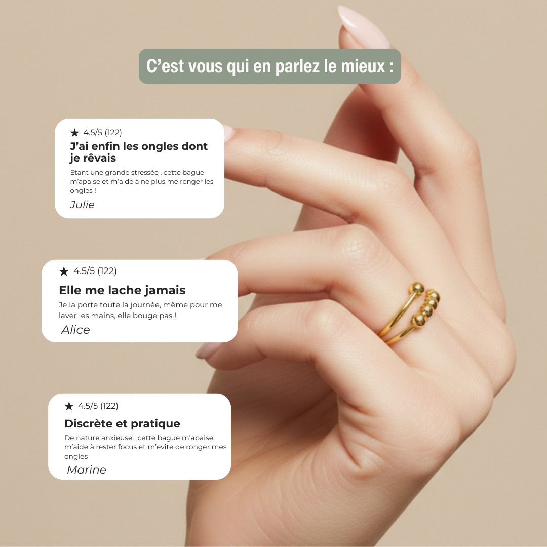 Bague Claira - Ta bague anti-anxiété